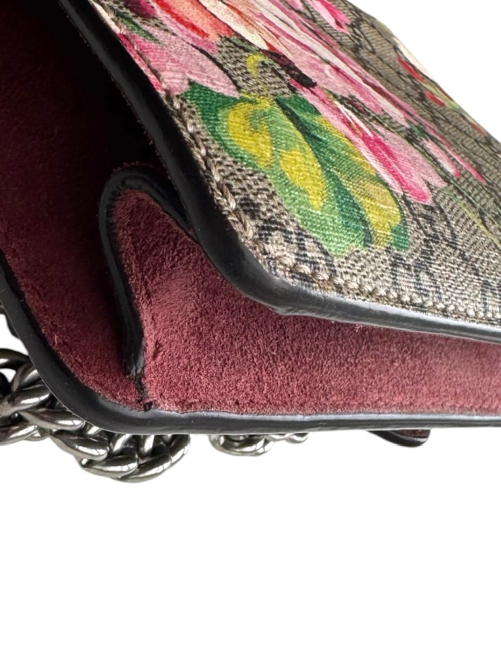Gucci GG Supreme Crossbody Mini Blooms Dionysus Bag Limited Edition Pink Beige - Picture 11 of 16